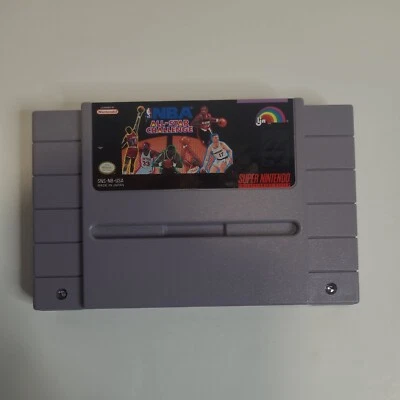 SNES - NBA All-Star Challenge AUTHENTIC TESTED VERY CLEAN - Image 1 of 4