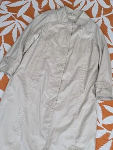 Dannimac Extra Large extra langer Trenchcoat mit Schlangenmuster silbergrau - Bild 1 von 21