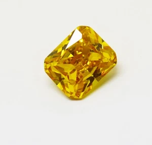 Ring Size Natural Yellow Sapphire Emerald Cut 9.70 CT Certified Loose Gemstone - Picture 1 of 9