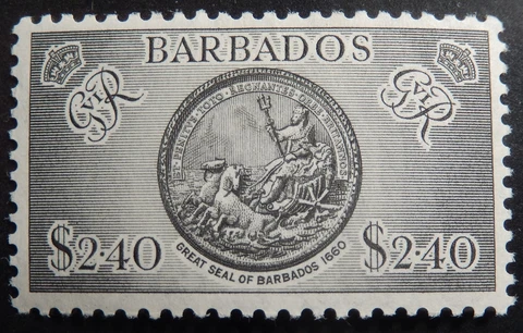 Barbados Scott #227, Mint Original Gum (LH) Cover