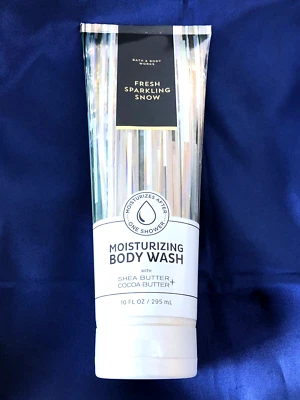 RETIRED Bath & Body Works FRESH SPARKLING SNOW 10 oz Moisturizing Body Wash - Image 1 of 2