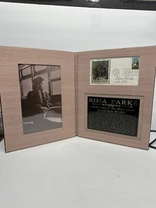 Gallery of History Rosa Parks SIGNED First Day of Issue Harriet Tubman Photo - Picture 1 of 9