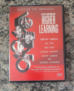 Higher Learning 1995 (2001 DVD W/Insert & RARE COVER) NEVER TRUST STOCK PHOTOS - Picture 1 of 3