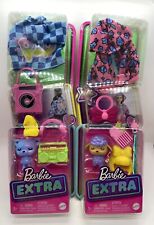 Lot Of 2 Barbie Extra Pet & Fashion Packs ~ Teddy Bear Lamb Fashion Accessories