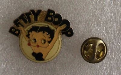 1990s BETTY BOOP Lapel Pin 2.5 x 3 cm. (1" x 1.2") Original Vintage VHTF - Image 1 of 2