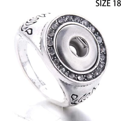 Nuevo 12mm Alta Calidad Aleación Flotante Anillos a Presión Botones Joyería para Anillo Noosa Foto 1 de 4