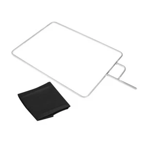 Flag Panel Frame Cloth Reflector Diffuser Studio Lighting Stainless 45x60cm - Foto 1 di 12