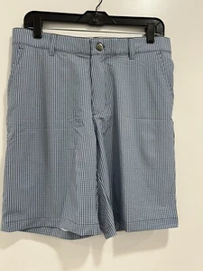 NWT Adidas 365 Performance Shorts Mens Size 30 Tech Ink Gingham Woven Stretch - Bild 1 von 5