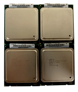 Lot of 4 Intel Xeon E5-2680 8-Core 2.7GHz Server CPUs (LGA 2011, SR0KH) - Picture 1 of 3
