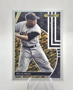 2024 Topps Update Topps Black Gold Foil Willie Mays SSP - Foto 1 di 2