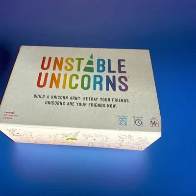 TeeTurtle TEE3678UUBSG1 Unstable Unicorns Card Game Unopened Cards No Rule Book - Image 1 of 3