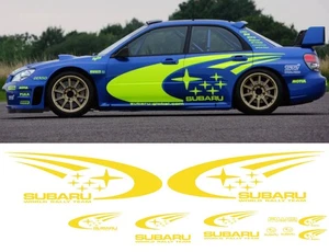 Fits World Rally Team Decal Kit WRC WRX Stickers  Any Colour Both Sides - Bild 1 von 9