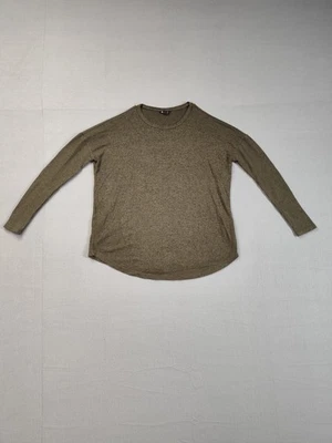 Suéter Buffalo Mujer S Verde Oliva Pullover Cuello Redondo Dobladillo Alto Bajo Tejido Suave Acogedor Foto 1 de 4