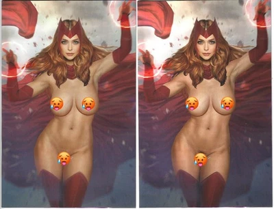 Totally Rad Halloween | Bruja Escarlata | Shikarii | Cubiertas D&E | Afeitado + Arbusto Foto 1 de 4