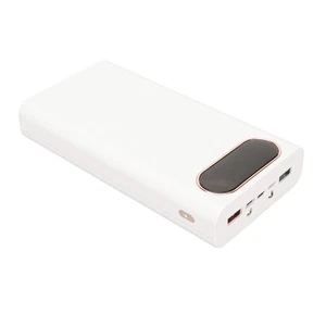 Six 21700 Battery DIY Power Bank Case 22.5W Fast Charge White - Picture 1 of 11