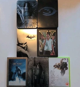 Xbox 360 Limited Edition Steelbook Bundle Mass Effect, Batman, GTA V, Fable, GoW - Picture 1 of 13