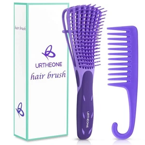 Detangling Hair Brush, Detangling brush for Adults and Kids, Comb Set for Kin... - Picture 1 of 7