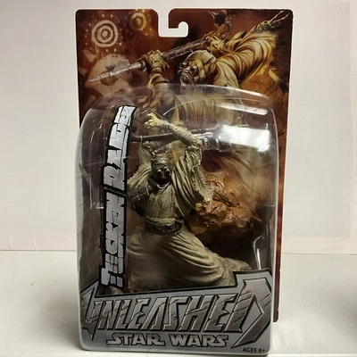 Figura de acción Hasbro Star Wars Unleashed Tusken Raider 2004 sellada Foto 1 de 4