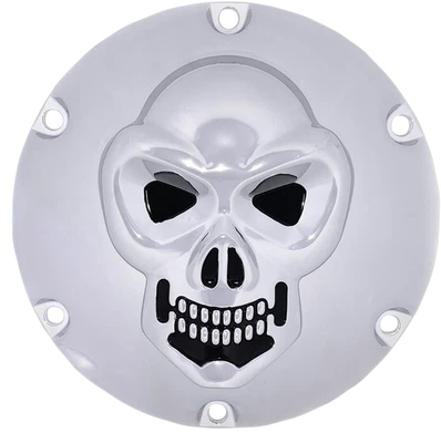 09-22 Harley Iron 883 Drag Specialties 1107-0631 3-D Skull Derby Cubierta Foto 1 de 2