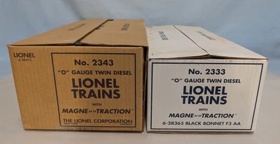LIONEL ORIG MASTER CARTONS FOR 6-38312, 6-38365 F3'S - 2343, 2333 (RK14)......TK - Image 1 of 4