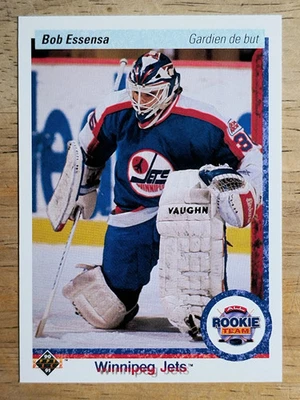 1990-91 Upper Deck French #337 Bob Essensa ART - Image 1 of 2