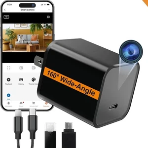 Caricabatteria Smart Camera Wifi - Vista Remota - Wifi 2.4G/5G - Premium HD 1080P - Migliore - Foto 1 di 7