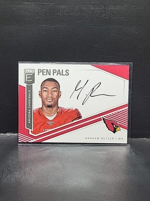 2019 Panini Donruss Elite Cardinals Hakeem Butler Pen Pals Rookie Auto #PP-HB - Image 1 of 2