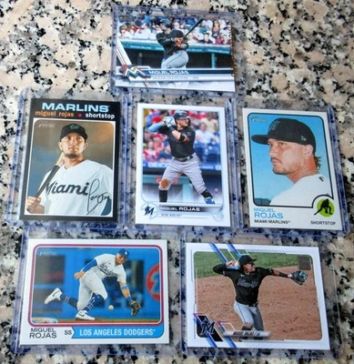 Tarjeta de Novato MIGUEL ROJAS RC Venezuela Marlins Dodgers 2x Campeones Serie Mundial 6🔥$ Foto 1 de 2