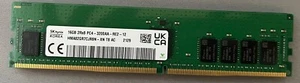 SK Hynix 16GB 2RX8 PC4-3200AA-RE2-1 2 ECC Memory Module - HMA82GR7CJR8N-XN T0 AC - Afbeelding 1 van 1