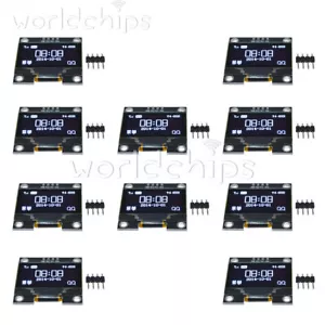 1-10 STCK. 1,3 Zoll weiß OLED LCD Display Modul IIC I2C Schnittstelle 128x64 für Arduino - Bild 1 von 18