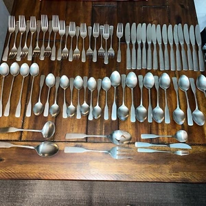 Supreme Cutlery Acero Inoxidable Japón Lote de 66 Cubiertos con Juego de Servir Incluido - Imagen 1 de 24