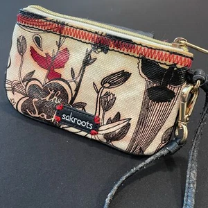 ~ Sakroots Wristlet** Boho The Sak Phone Zipper Pocket Key Strap Wallet Bag - Bild 1 von 12