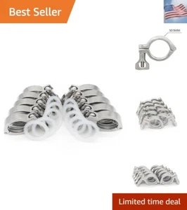 13MHHM Edelstahl 304 Einzelstift Schwerlast Tri Clamp mit Flügelmutter für... - Bild 1 von 10