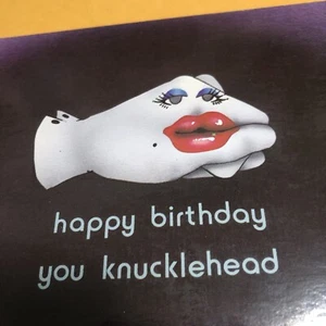 Postcard Happy Birthday you knucklehead 1985 - Picture 1 of 5