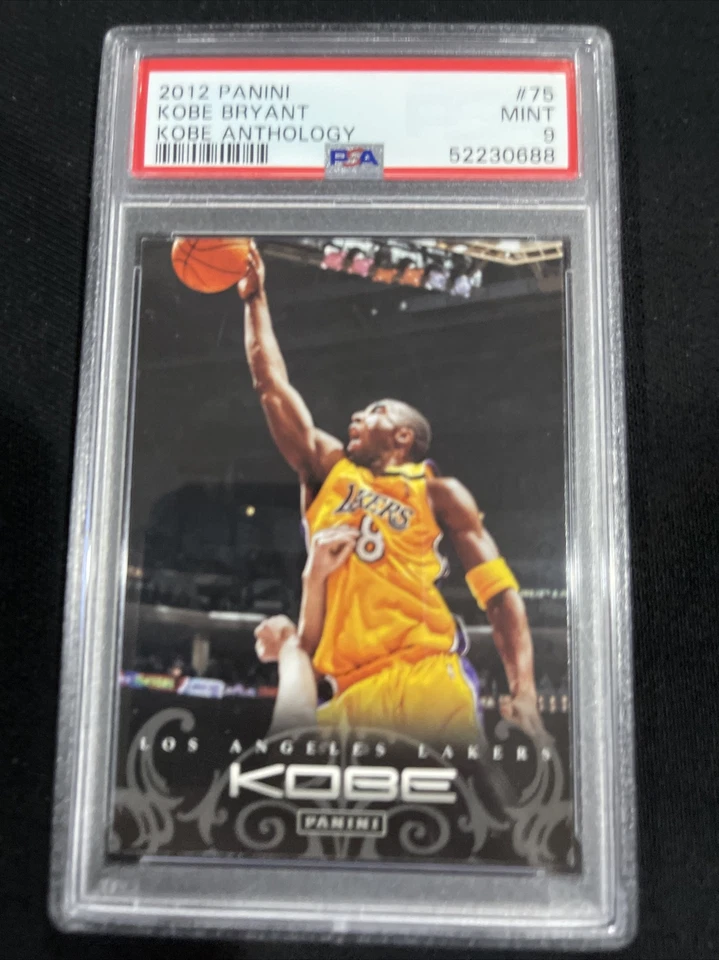2012 Panini Kobe Anthology #75 Kobe Bryant PSA 9, Pop 2/only 1 higher, LA Lakers - Image 1 of 2