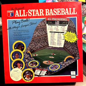 GAME SET 1989 #5 Cadaco All-Star Baseball +161 Discs (1989 & 2023)