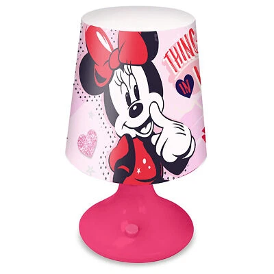 Lampada da notte comodino Disney Minnie luce a LED da tavolo bambini 3615 - Imagen 1 de 2