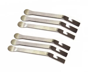 NEW ICETOOLZ 1903 STAINLESS STEEL BIKE TIRE LEVER TIRE REMOVAL REPAIR TOOL, 6pcs - Picture 1 of 7