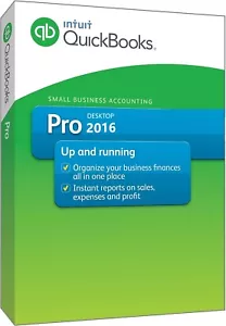 Quick Books Desktop Pro 2016 | DVD | Lifetime License | Only for Windows - Picture 1 of 1