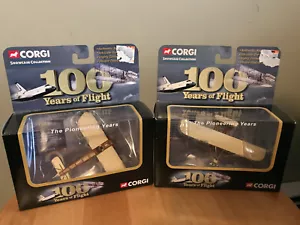 Corgi "100 Years of Flight" The Pioneering Years Set of Two - Picture 1 of 5