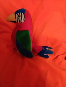 Ty 4197 Beanie Baby Jabber The Parrot Tropical Bird. No Tag - Picture 1 of 5