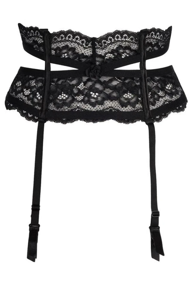 Axami schwarzer Strumpfgürtel betont wunderschön deine Taille und Hüftrundungen - Bild 1 von 1