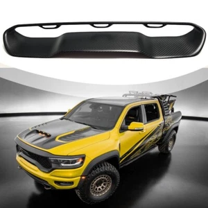 Real Carbon Engine Air Outlet Bonnet Vent Cover For Dodge RAM 1500 TRX Rabel 19+ - Picture 1 of 12