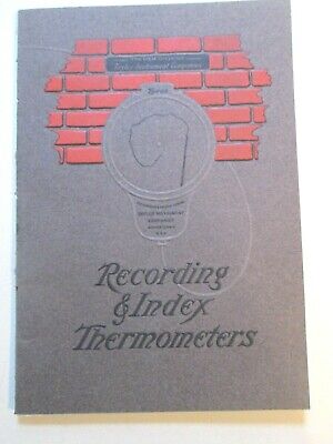 1913 Tycos Taylor Instrument Rochester NY Catalog RECORDING & INDEX THERMOMETERS • 32.18$