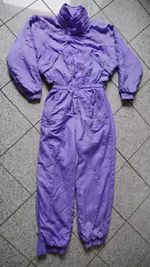 Vintage, Damen Skioverall, Gr. 44, Lila - Bild 1 von 12