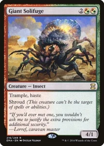 GIANT SOLIFUGE Magic The Gathering Casi Nuevo-M Eternal Masters Raro - Imagen 1 de 1