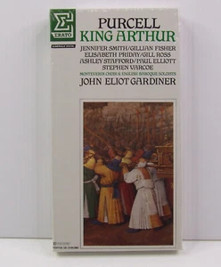 Henry Purcell - King Arthur (2 Cassette Box Set, 1985 Erato) The British Worthy - Picture 1 of 7