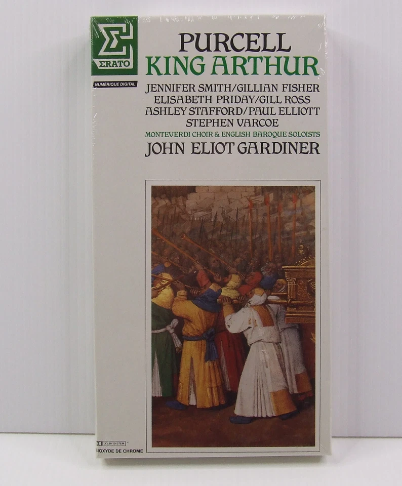 Henry Purcell - King Arthur (2 Cassette Box Set, 1985 Erato) The British Worthy - Image 1 of 4