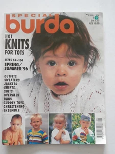 BURDA Hot Knits For Tots children baby knitting magazine Christening etc - Picture 1 of 23