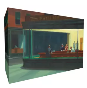 Nighthawks Edward Hopper Canvas Wall Art Picture Print All Sizes - Picture 1 of 3